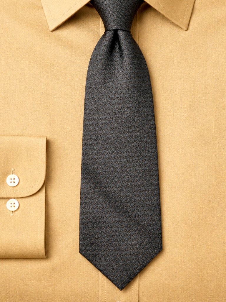 Baumler Laine Wool Men's Necktie 100% Silk Made In Italy Green Bronze 3.5" X 60"